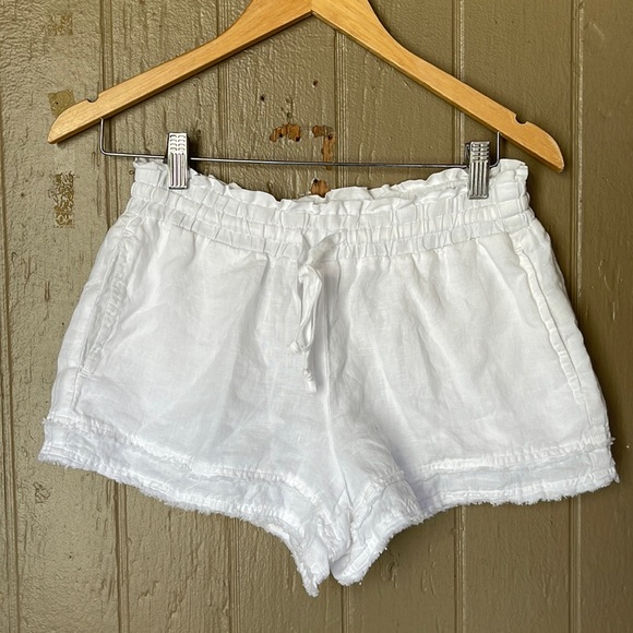 Bella Dahl white linen shorts - Picture 1 of 7